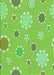 Patterned Emerald Green Rug, pat1256grn