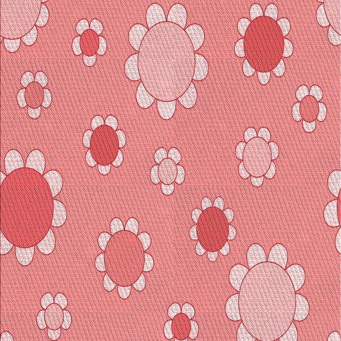 Patterned Pastel Pink Rug, pat1256rd