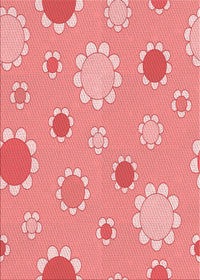 Machine Washable Transitional Pastel Pink Rug, wshpat1256rd