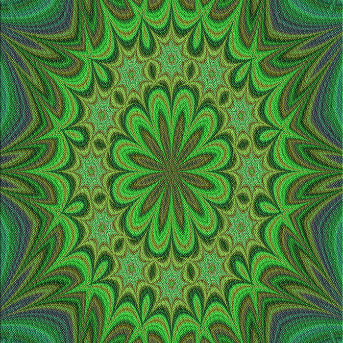 Patterned Lime Green Rug, pat1257grn