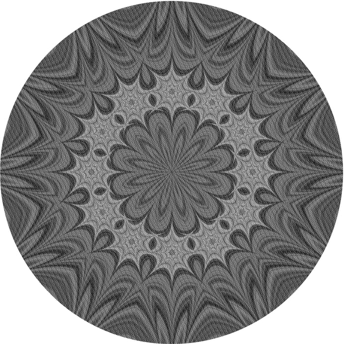 Square Machine Washable Transitional Gray Rug in a Living Room, wshpat1257gry