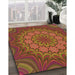 Machine Washable Transitional Red Rug in a Family Room, wshpat1257org