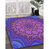 Patterned Purple Rug, pat1257pur