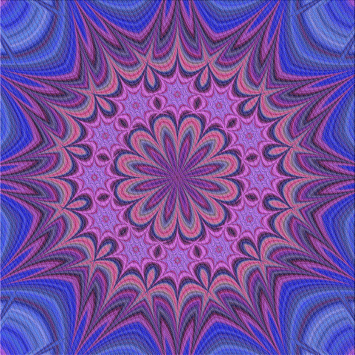 Round Patterned Purple Rug, pat1257pur