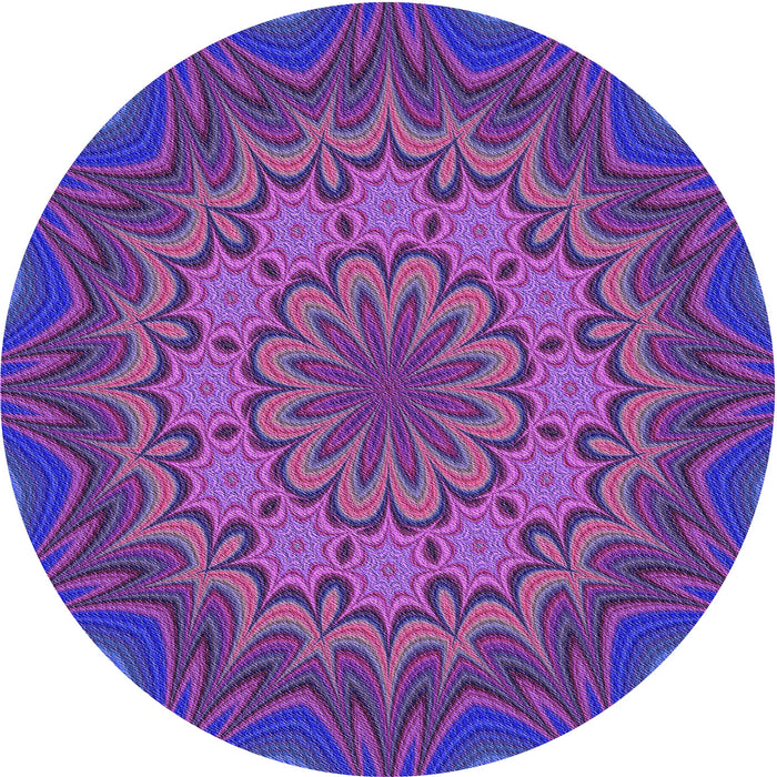 Square Machine Washable Transitional ly Purple Rug in a Living Room, wshpat1257pur