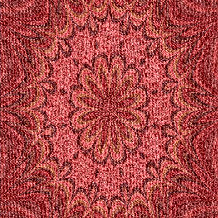 Machine Washable Transitional Red Rug, wshpat1257rd