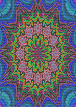 Patterned Purple Modern Rug, pat1257