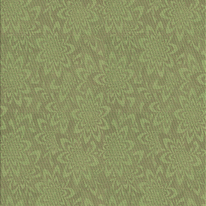 Machine Washable Transitional Salad Green Rug, wshpat1258grn