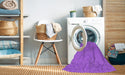 Machine Washable Transitional Purple Rug in a Washing Machine, wshpat1258pur