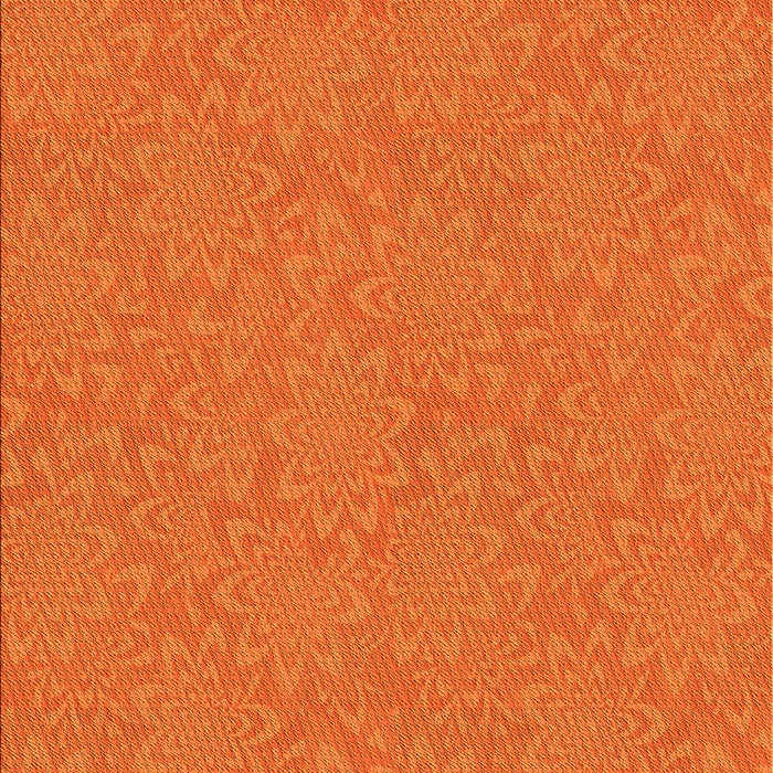 Patterned Neon Orange Rug, pat1258yw