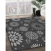 Patterned Gray Rug in Family Room, pat1259gry