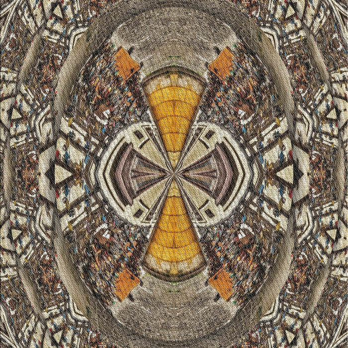 Patterned Light French Beige Brown Novelty Rug, pat125