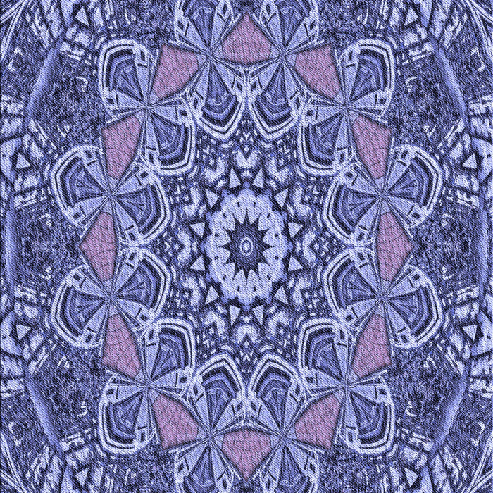 Machine Washable Transitional Purple Mimosa Purple Rug, wshpat126blu