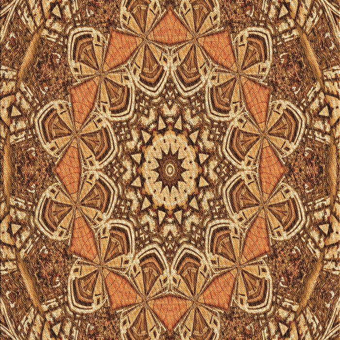 Patterned Yellow Rug, pat126org