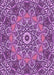 Machine Washable Transitional Dark Magenta Purple Rug, wshpat126pur