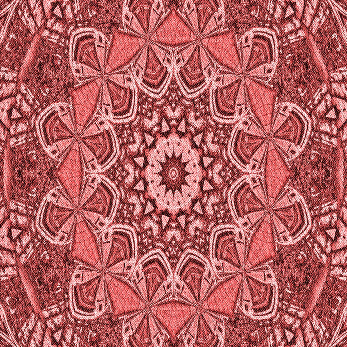 Patterned Pastel Red Pink Rug, pat126rd