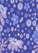 Patterned Purple Mimosa Purple Rug, pat1260blu