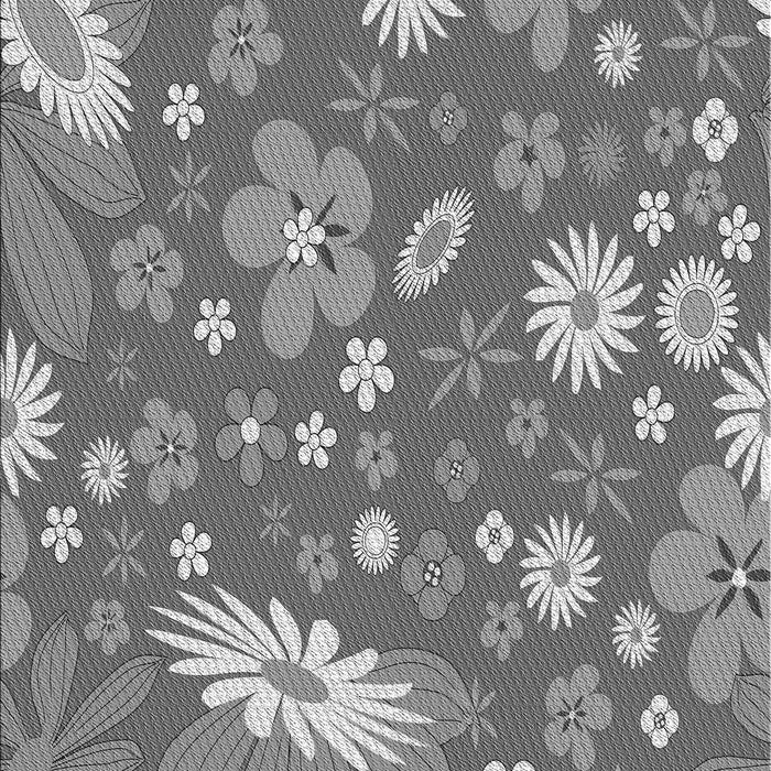 Patterned Carbon Gray Rug, pat1260gry