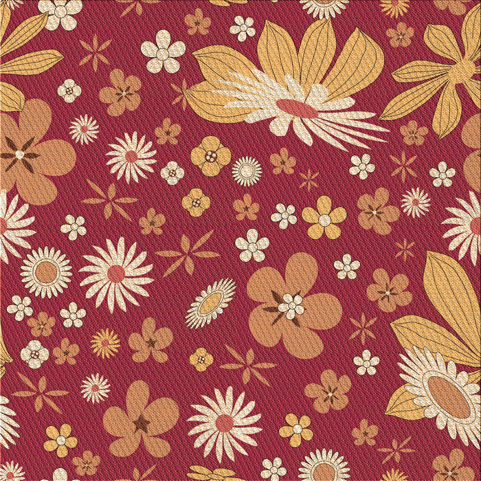 Round Machine Washable Transitional Red Rug, wshpat1260org