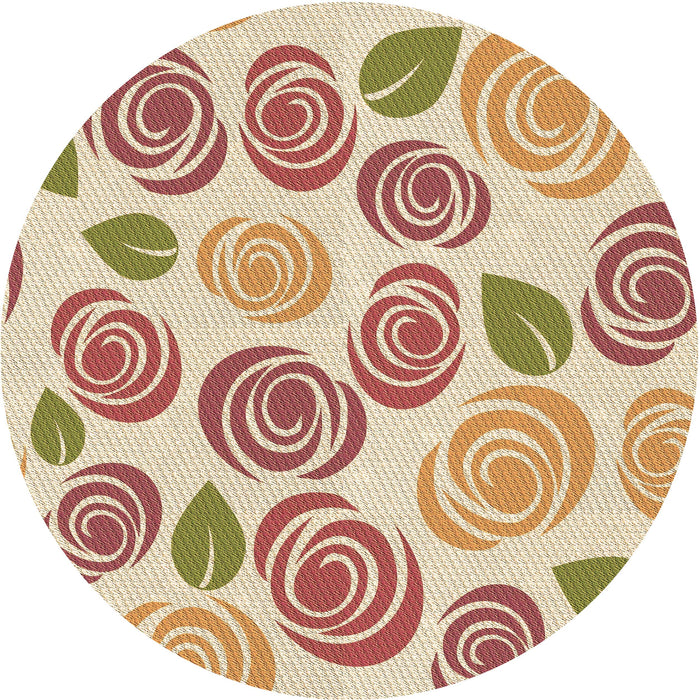 Square Machine Washable Transitional Khaki Gold Rug in a Living Room, wshpat1261brn