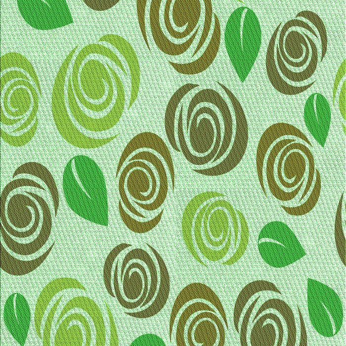 Machine Washable Transitional Light Green Rug, wshpat1261grn