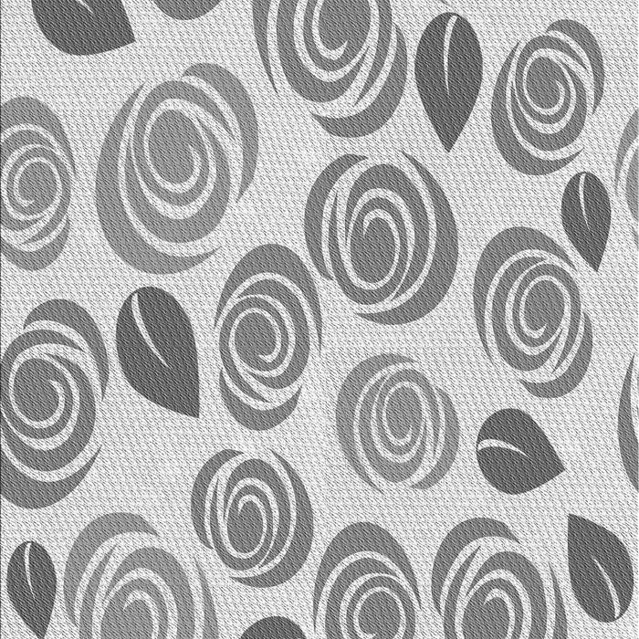 Machine Washable Transitional Gray Rug, wshpat1261gry