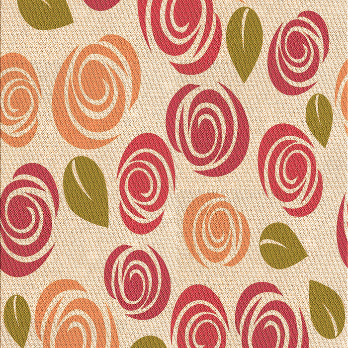 Patterned Khaki Gold Rug, pat1261org