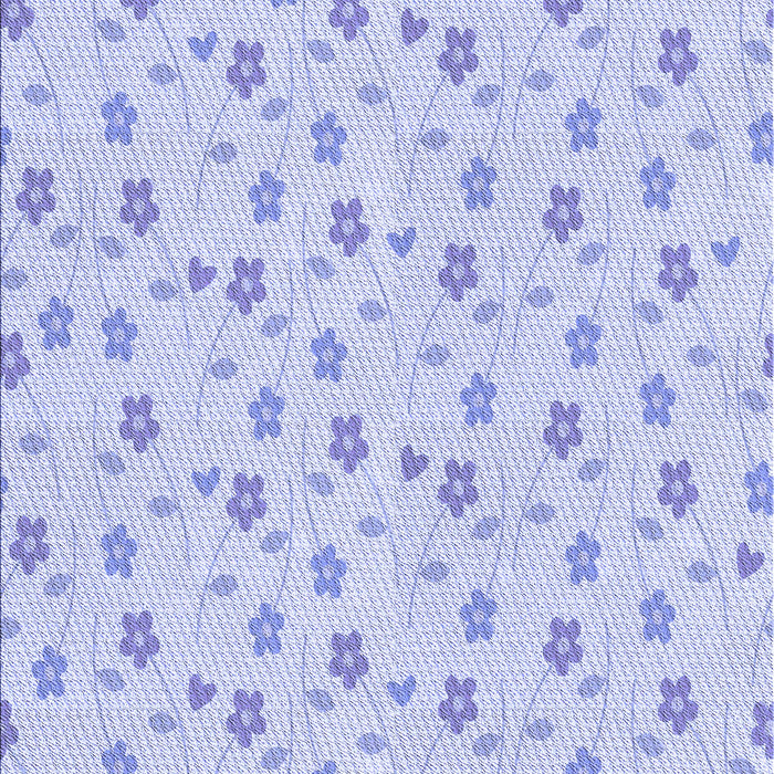 Patterned Blue Rug, pat1262blu