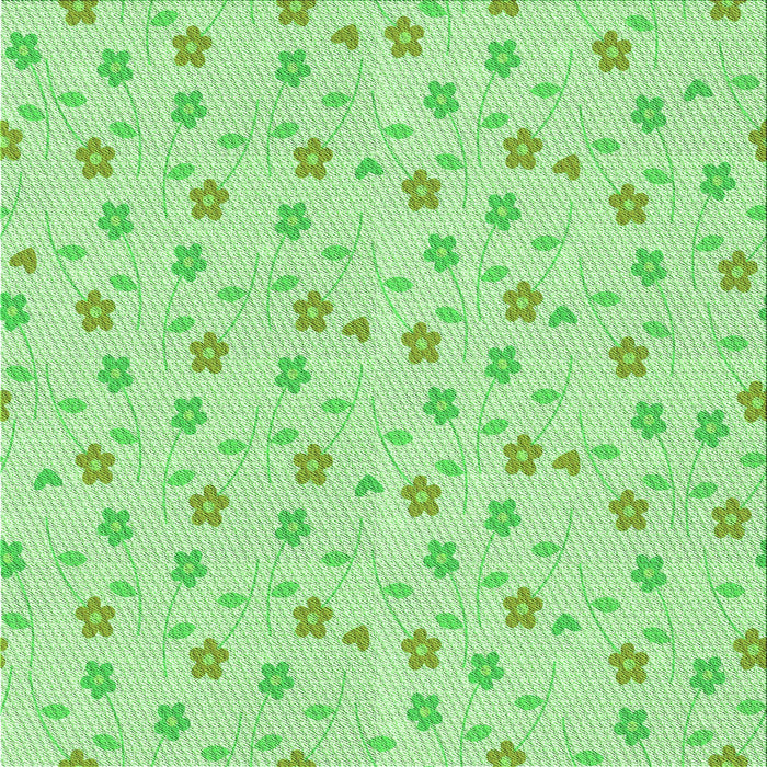 Round Machine Washable Transitional Green Rug, wshpat1262grn