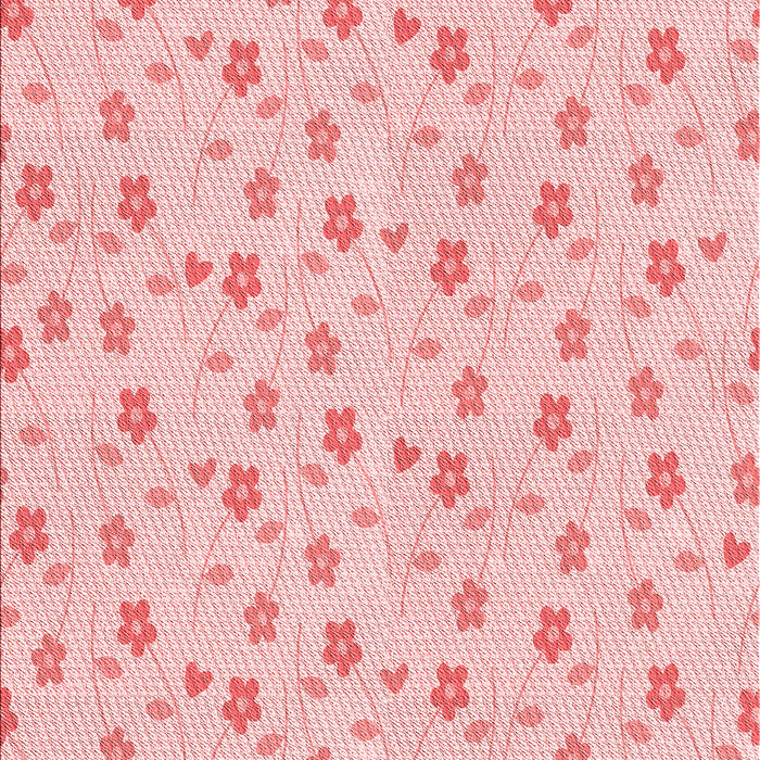 Patterned Light Red Pink Rug, pat1262rd