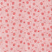 Round Patterned Light Red Pink Rug, pat1262rd