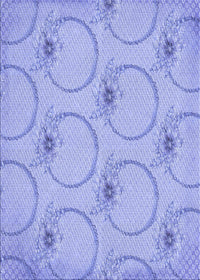 Machine Washable Transitional Light Slate Blue Rug, wshpat1263blu