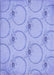 Patterned Light Slate Blue Rug, pat1263blu