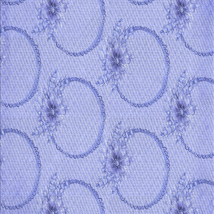 Patterned Light Slate Blue Rug, pat1263blu