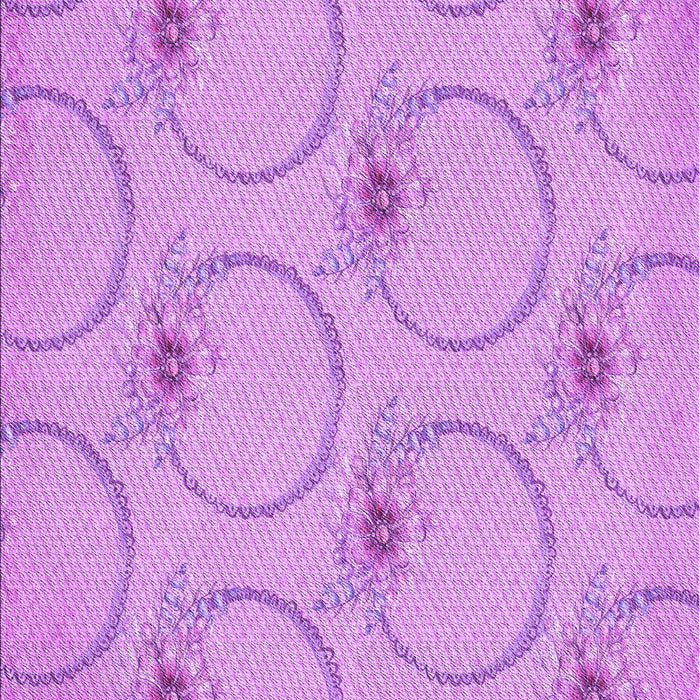Machine Washable Transitional Violet Purple Rug, wshpat1263pur