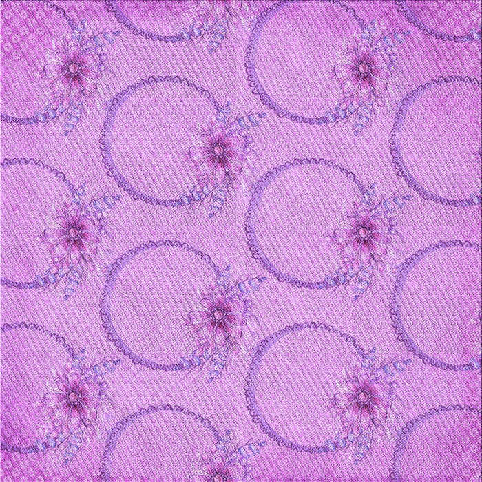 Round Machine Washable Transitional Violet Purple Rug, wshpat1263pur