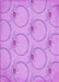 Patterned Violet Purple Rug, pat1263pur