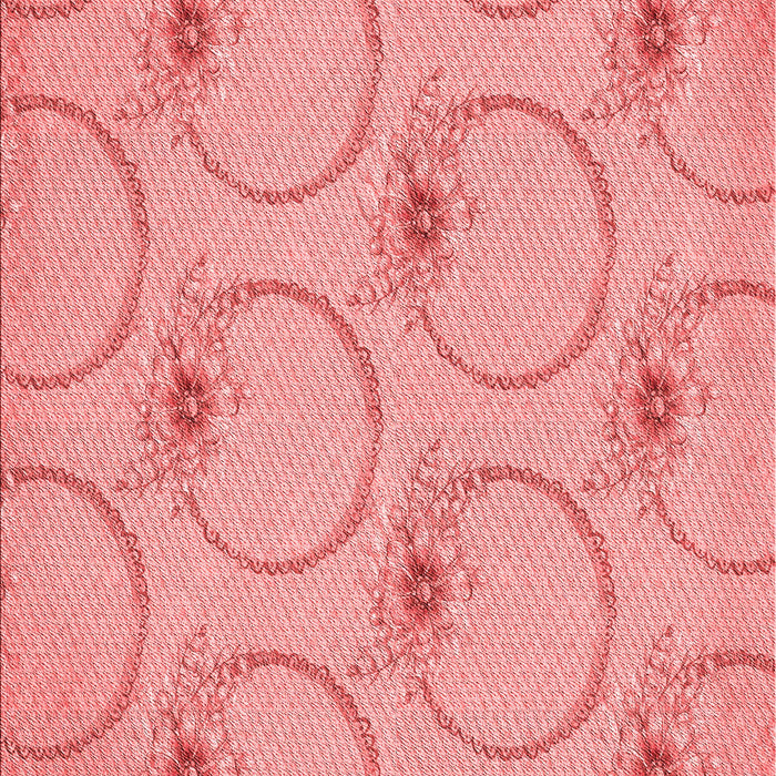 Patterned Pastel Pink Rug, pat1263rd