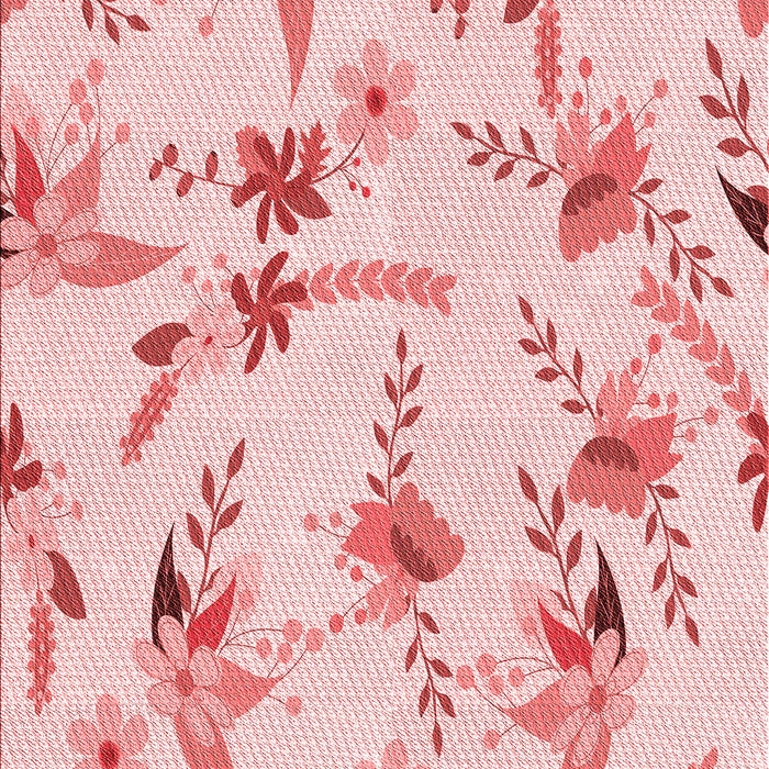 Patterned Light Rose Pink Rug, pat1264rd
