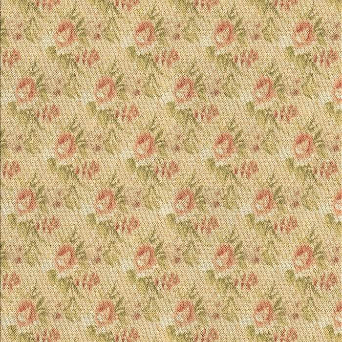 Patterned Caramel Brown Rug, pat1265brn