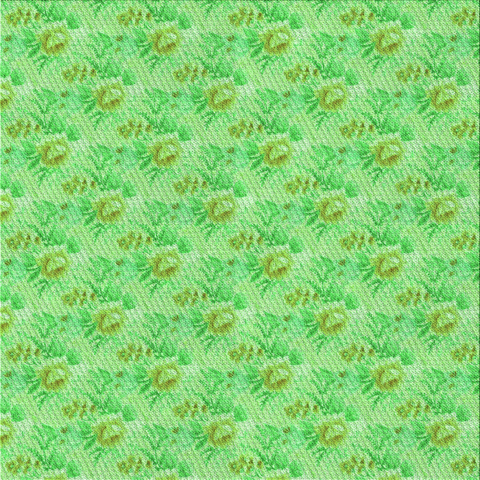 Round Patterned Emerald Green Rug, pat1265grn