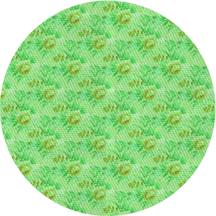 Square Patterned Emerald Green Rug, pat1265grn