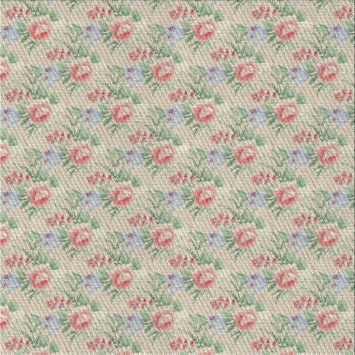 Square Patterned Dark Almond Brown Novelty Rug, pat1265