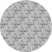 Square Patterned Gray Rug, pat1266gry