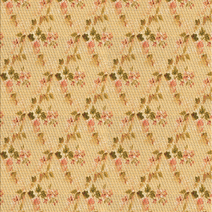 Machine Washable Transitional Orange Rug, wshpat1266org