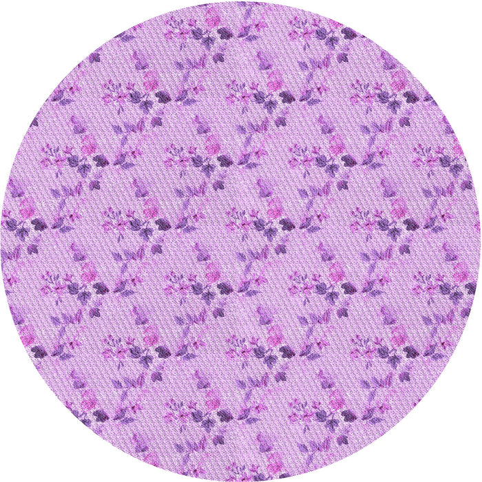 Square Machine Washable Transitional Purple Rug in a Living Room, wshpat1266pur