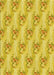 Machine Washable Transitional Yellow Rug, wshpat1267yw