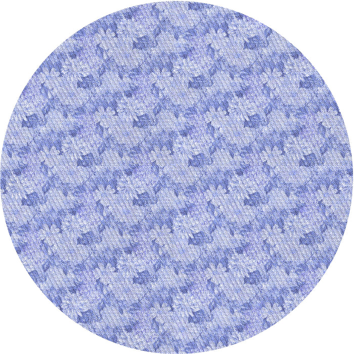 Square Patterned Blue Rug, pat1268blu