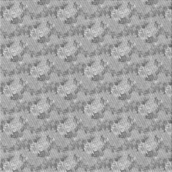 Round Patterned Gray Rug, pat1268gry