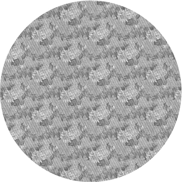 Square Patterned Gray Rug, pat1268gry